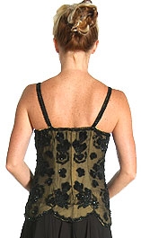 A-Line Long Beaded Dress — back