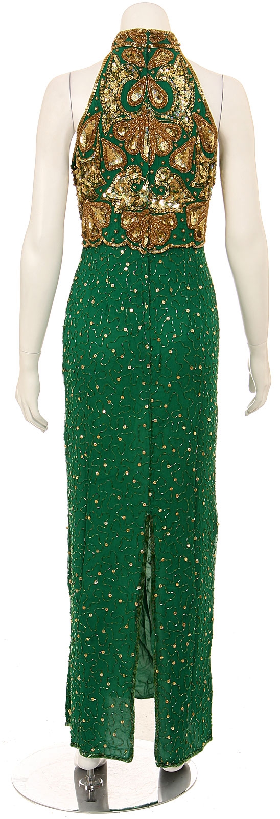 Illusionist Hand Beaded Gown — back
