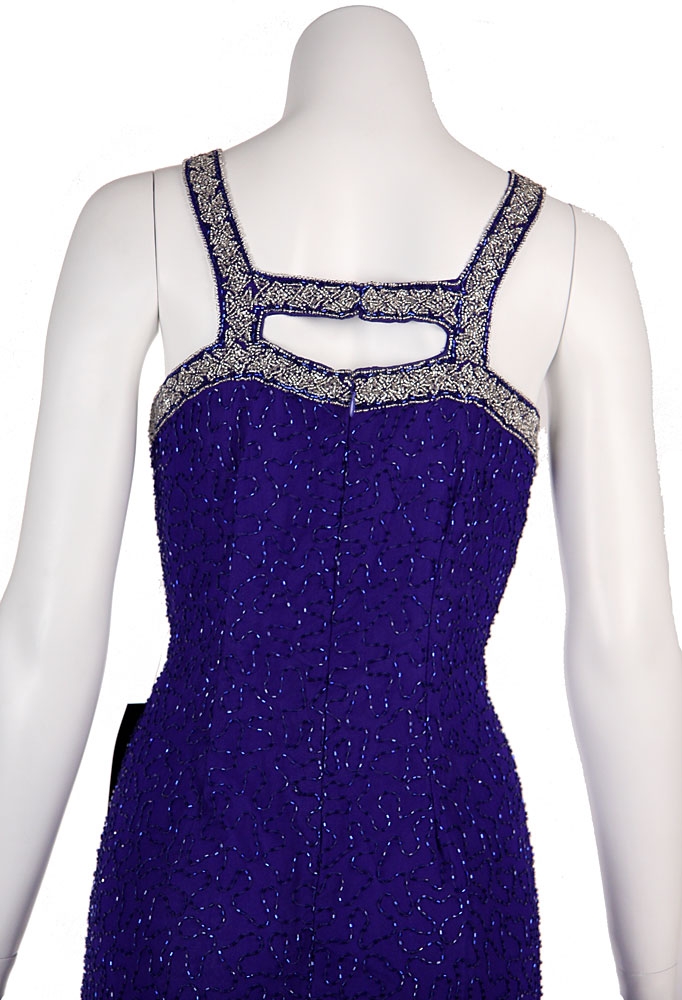 Beaded Full Length Formal — back in Royal Blue