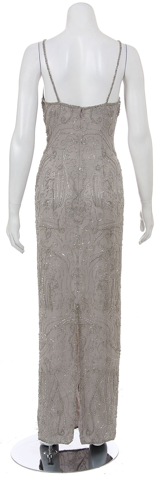 Against The Stream Hand Beaded Dress — back