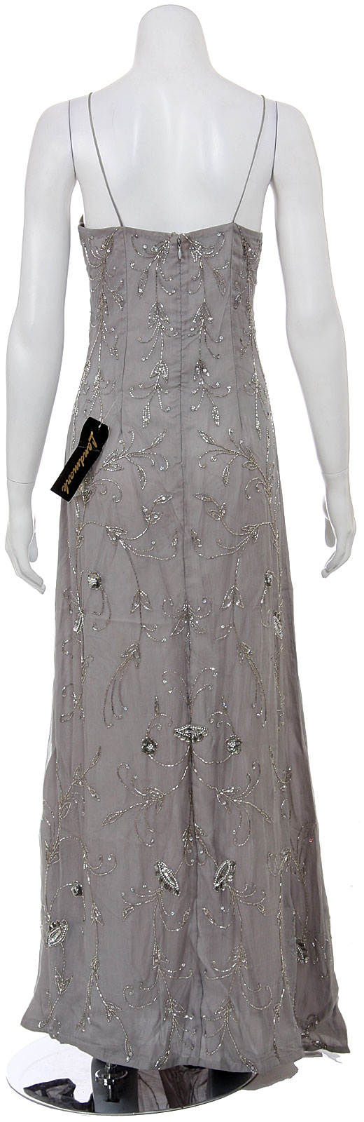 Sparkling Storm Hand Beaded Dress — back