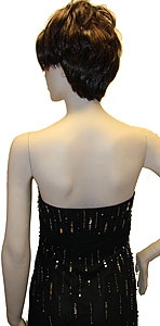 Empire Cut Prom Dress with Sash — back