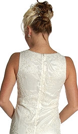 Handbeaded Full Dress with Jacket — back