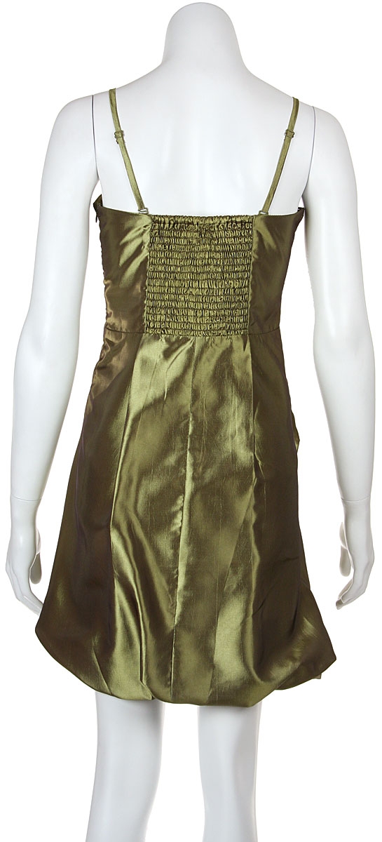 Shimmering Short Bubble Party Dress — back