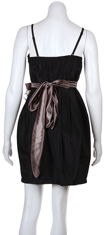 Shirred Bodice Bubble Party Dress — back