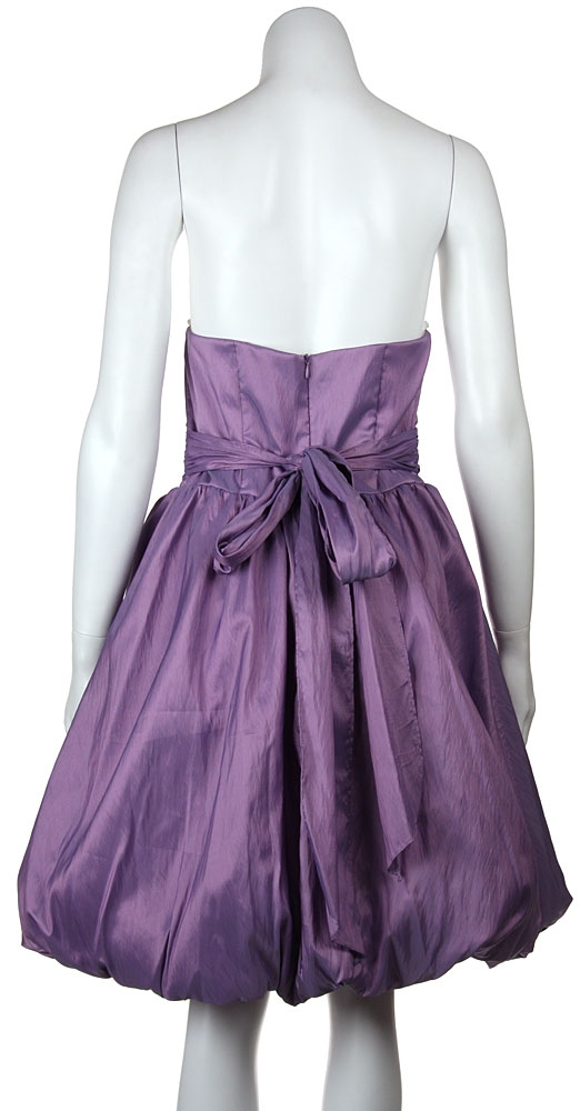 Strapless Bubble Party Dress — back