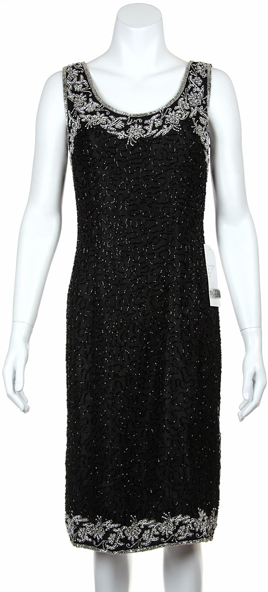 Two Piece Formal Evening Dress Set — in closeup