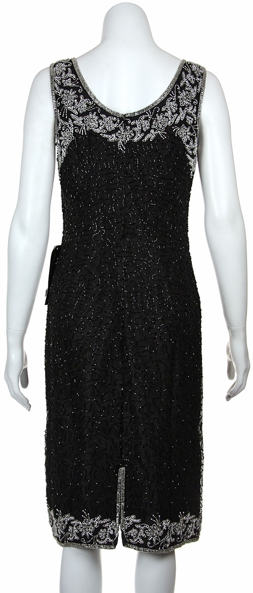Two Piece Formal Evening Dress Set — back view
