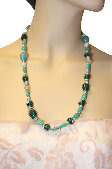 Emerald Green Fashion Necklace