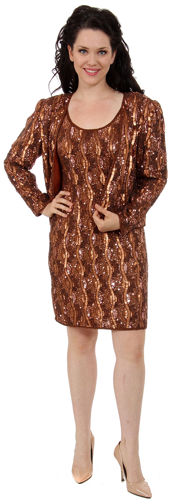 Short Beaded Formal Dress
