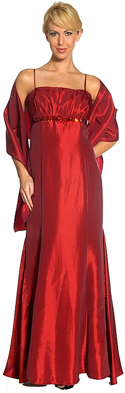 Empire Cut Long Formal Prom Dress
