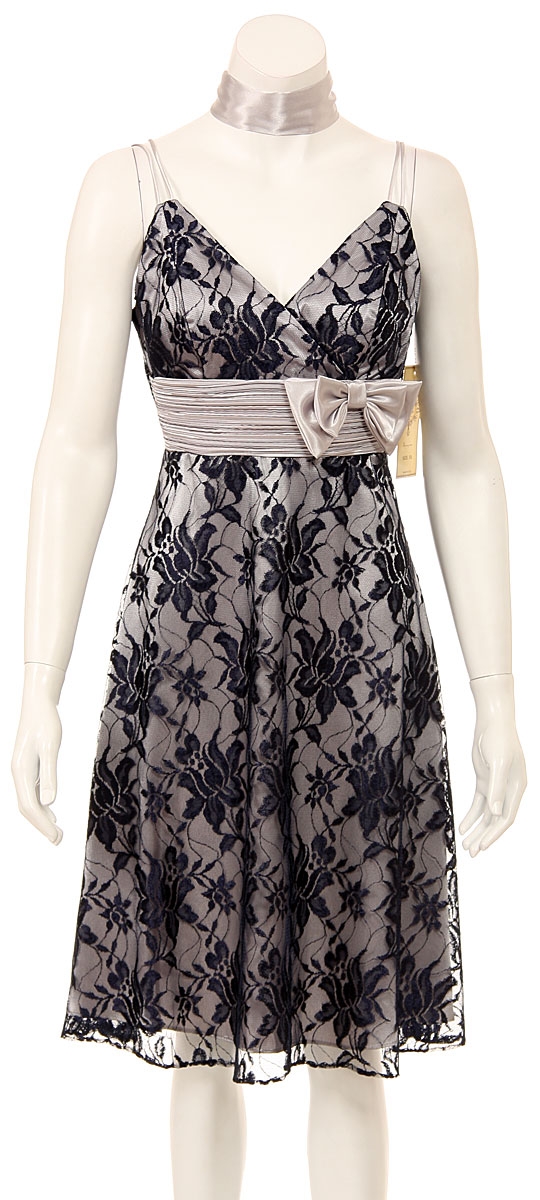 Mesh English Net Ribbon Party Dress