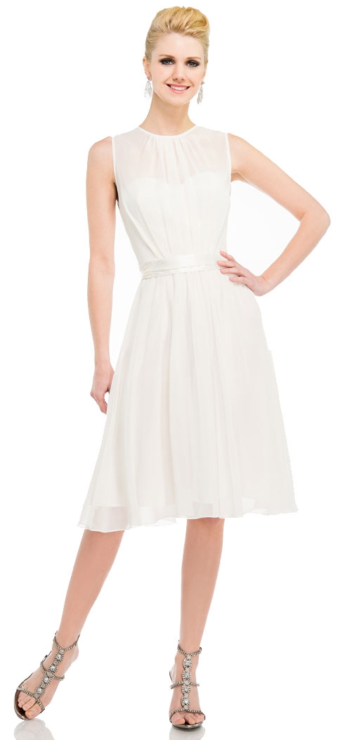 Princess Cut Sleeveless Graduation Party Dress