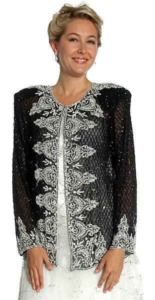 Handmade Sequin Beaded Jacket