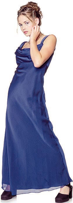 Valance Style Straight Formal Prom Dress