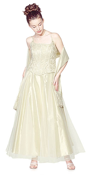 Full Length A-Line Lace Dress