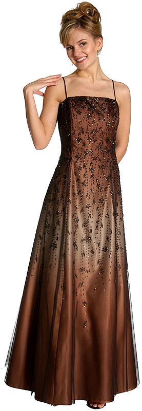 Beaded Formal Prom Dress