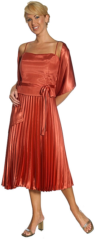 Electric Pleated Short Prom Dress
