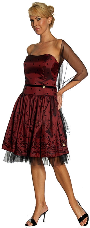 Off-Shouldered Short Cocktail Dress