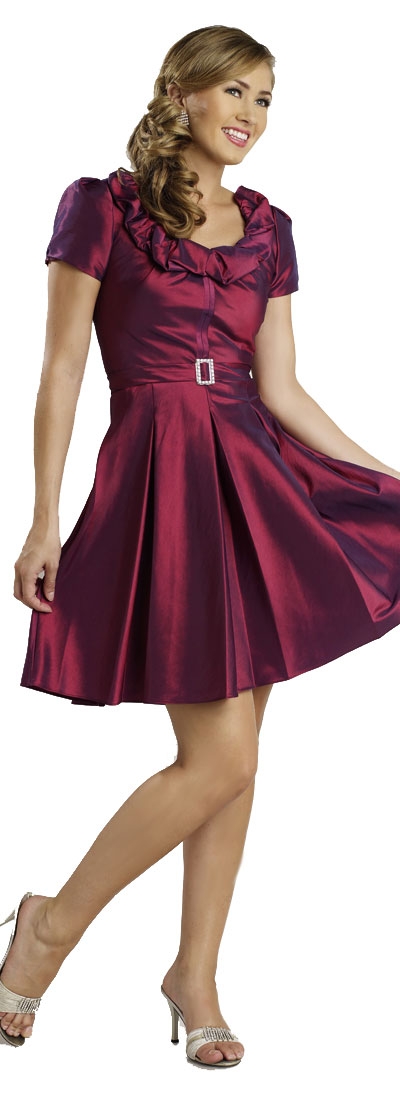 Classic Modest Short Party Dress