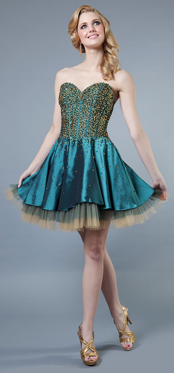 Sparkling Short Prom Dress