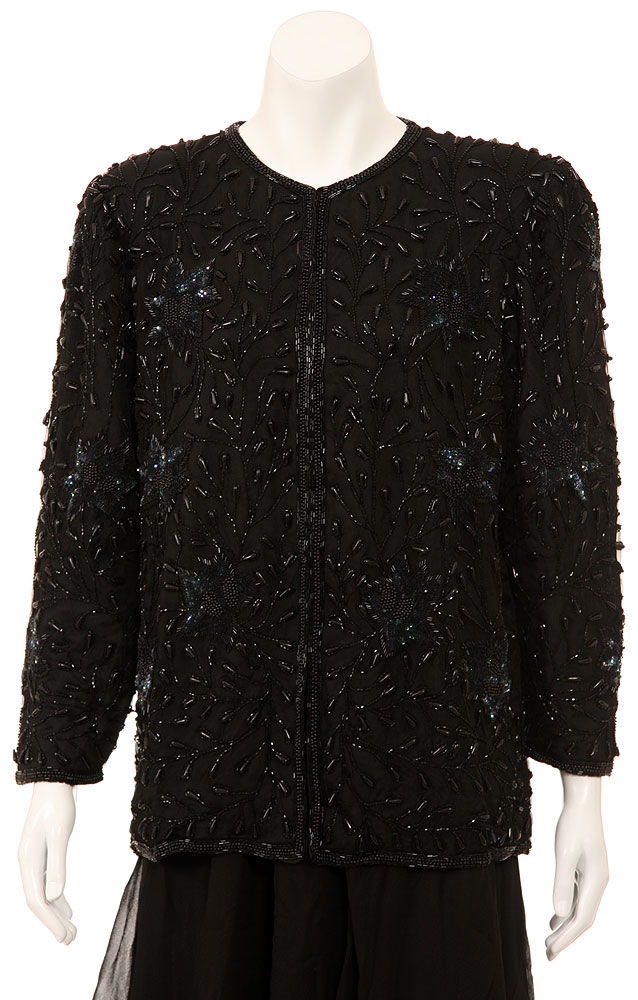 Hand Beaded Floral Design Jacket