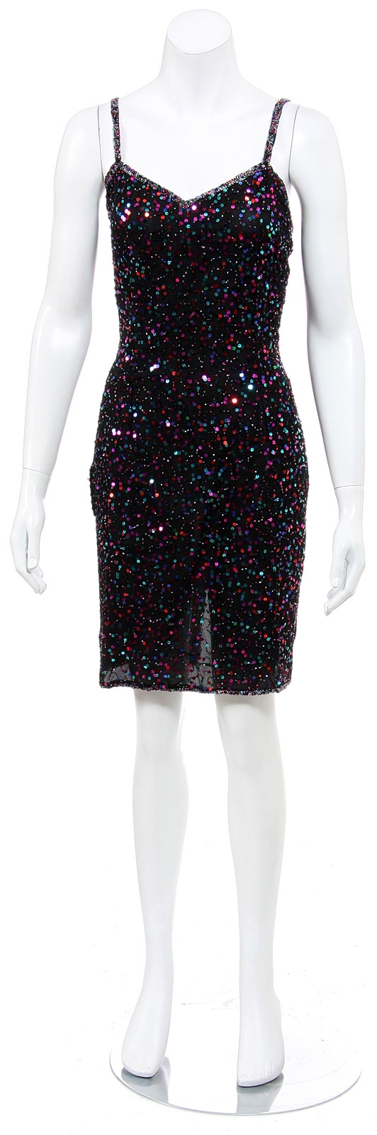 Party Short Dress Fully Sequined 