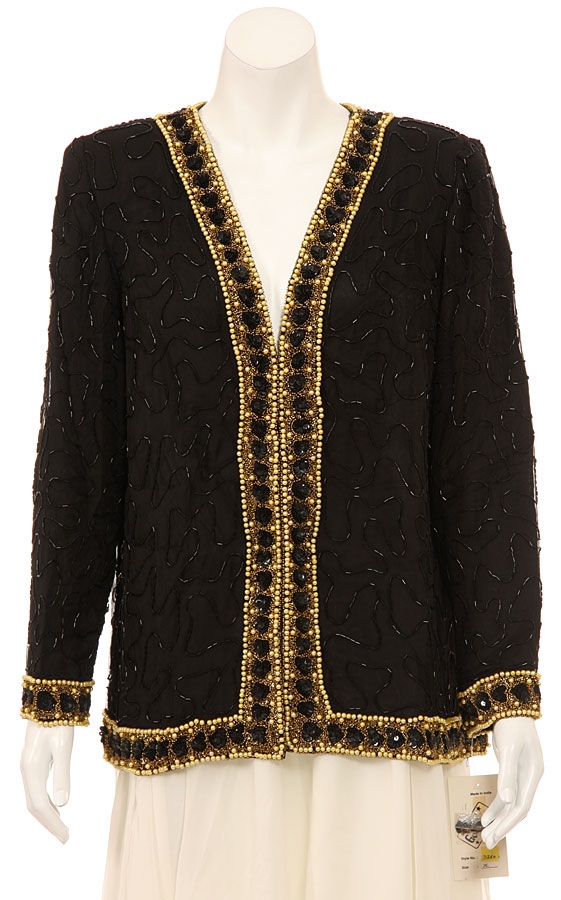 Long Sleeve Sophisticated Sequined Jacket
