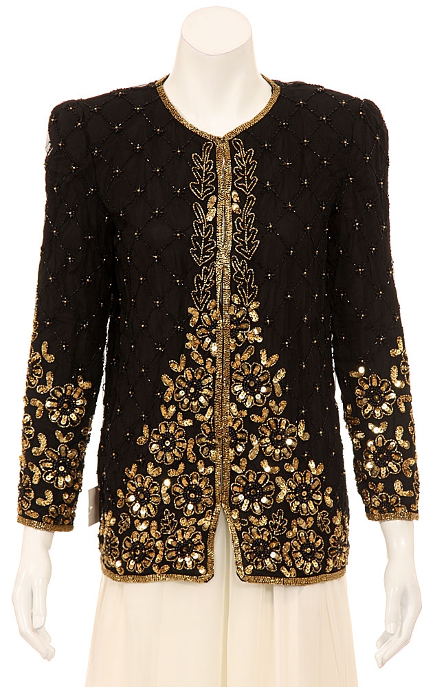 Growing Spring Garden Hand Beaded Jacket