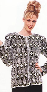 Thread and Bead Design Jacket