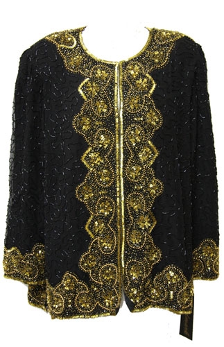 Full-Sleeved Beaded Jacket 