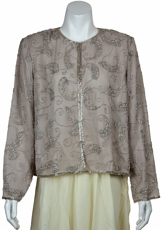 Semi-Circular Floral Print Jacket