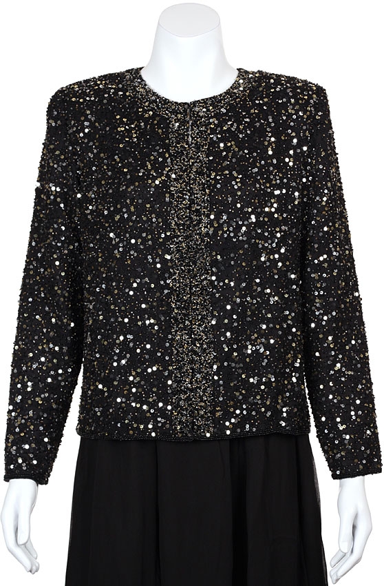 Sequin Covered Hand Beaded Jacket