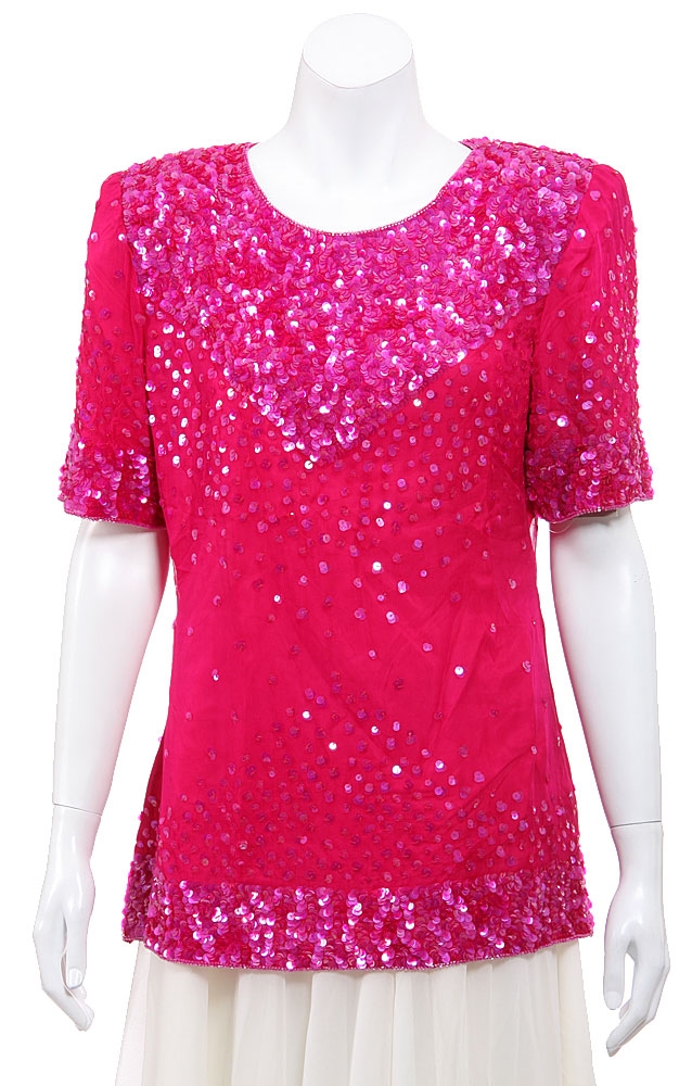 Hand Beaded and Sequined Blouse