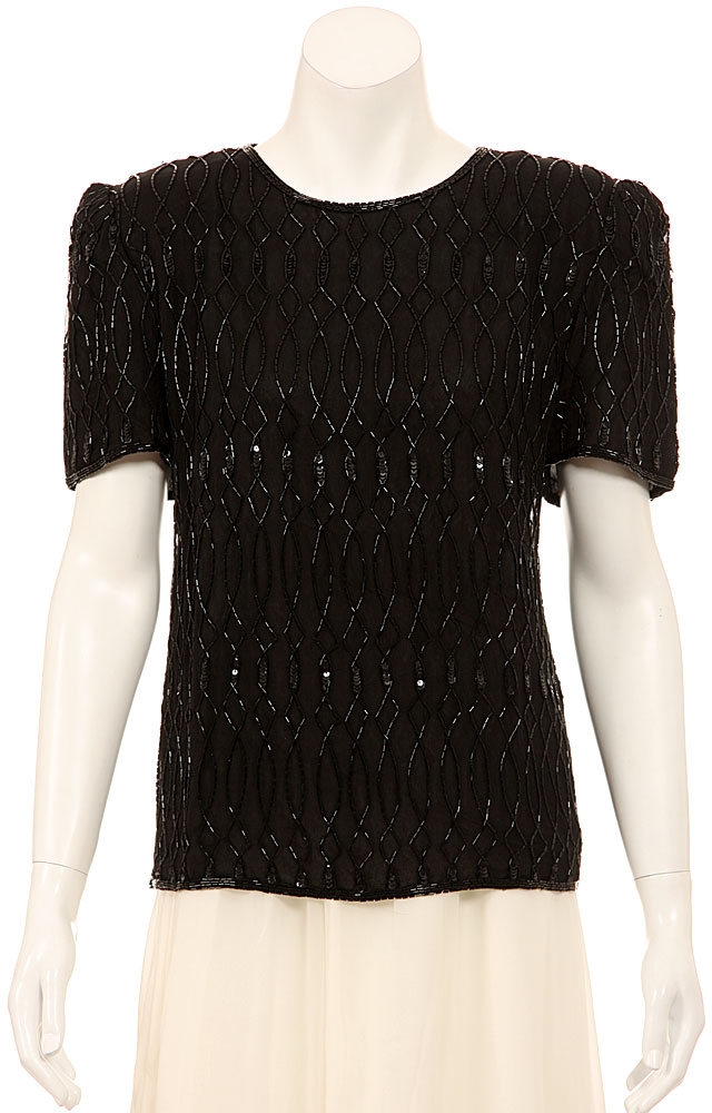 Mystical Hand Beaded And Sequined Blouse