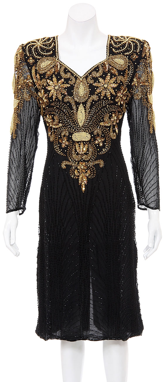 Galaxy Hand Beaded Formal Dress