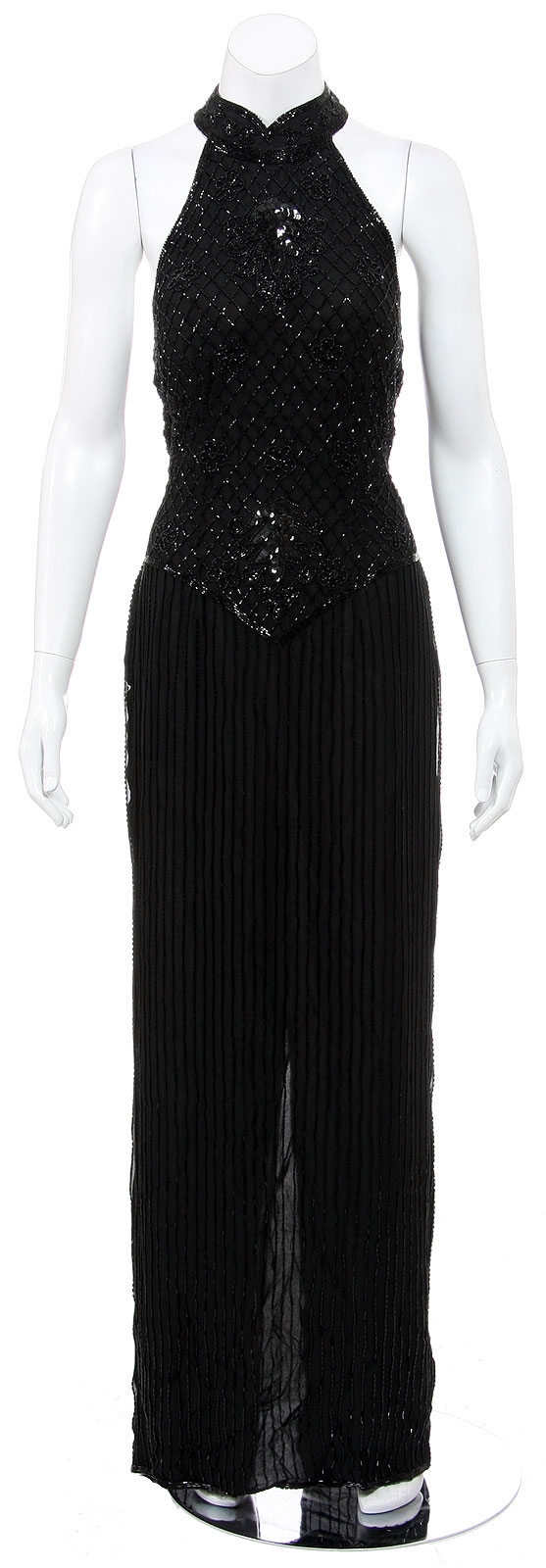 Formal Dress in Full Length with Open Back