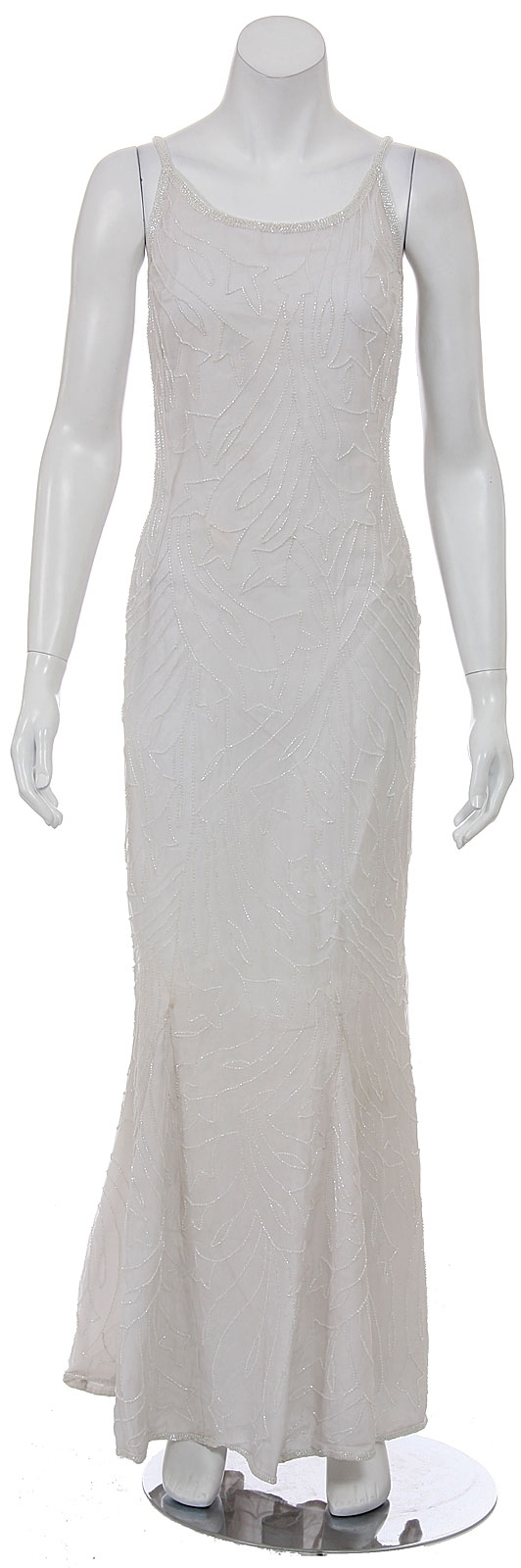 Winter Fresh Hand Beaded Dress