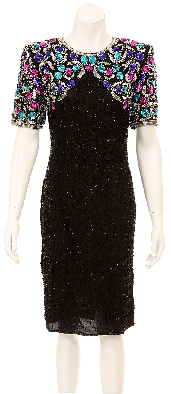 Joyful Berries Hand Beaded Formal Dress