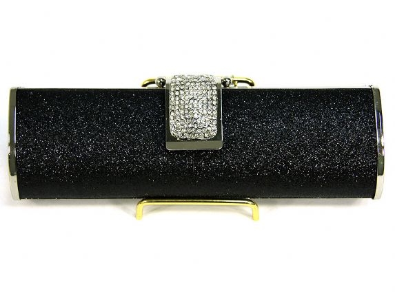 All Occasion Glitter Evening Bag — in Black