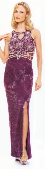 Small Keyhole Sleeveless Gown