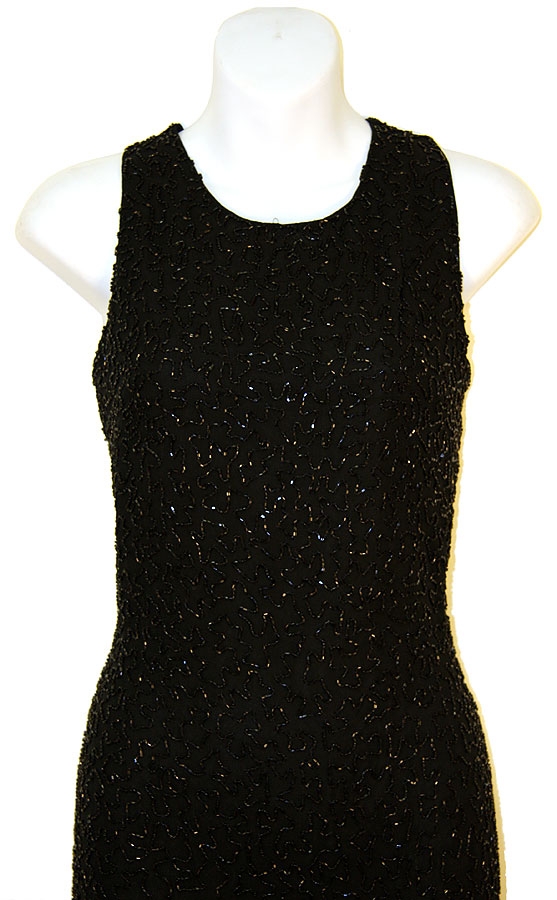 Full Length Formal Cocktail Dress — in close up