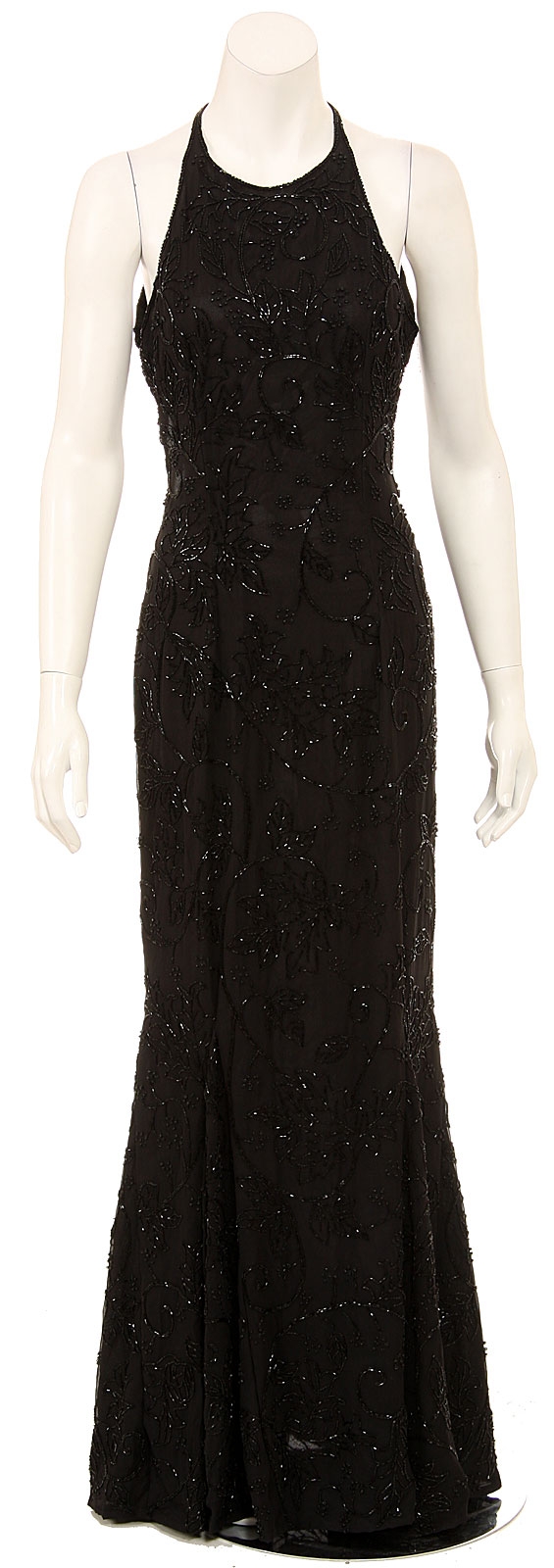 Full Length Elegant Sleeveless Evening Gown
