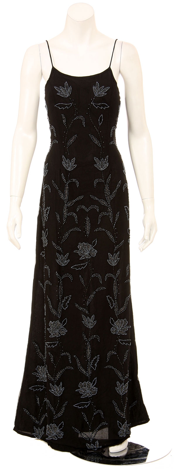 Covered in Flowers Hand Beaded Formal Dress