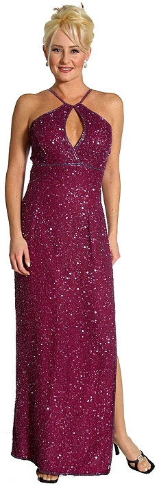 Bustier Back and Keyhole Dress