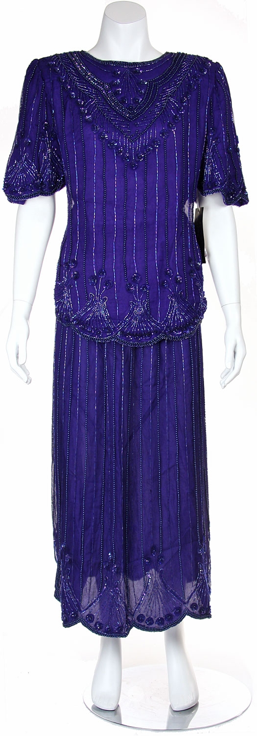 Two Piece Formal Evening Dress 
