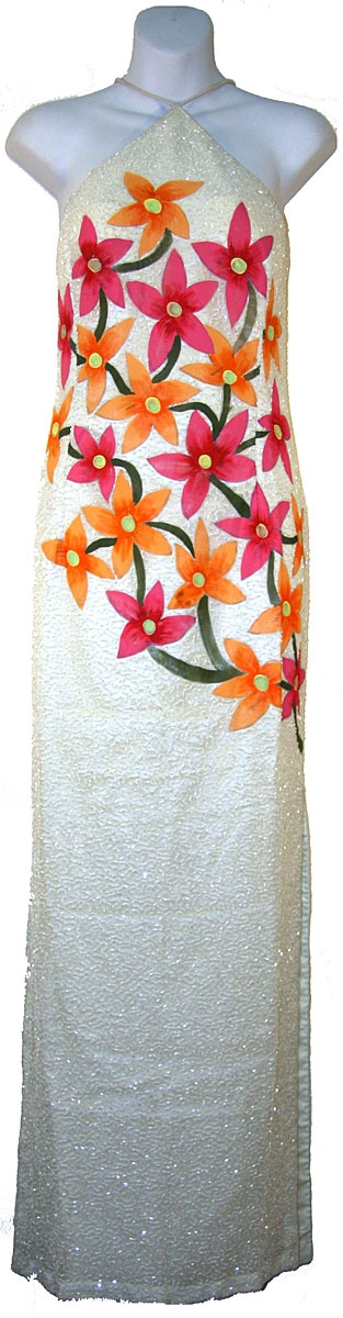Full Length Beaded Formal Dress