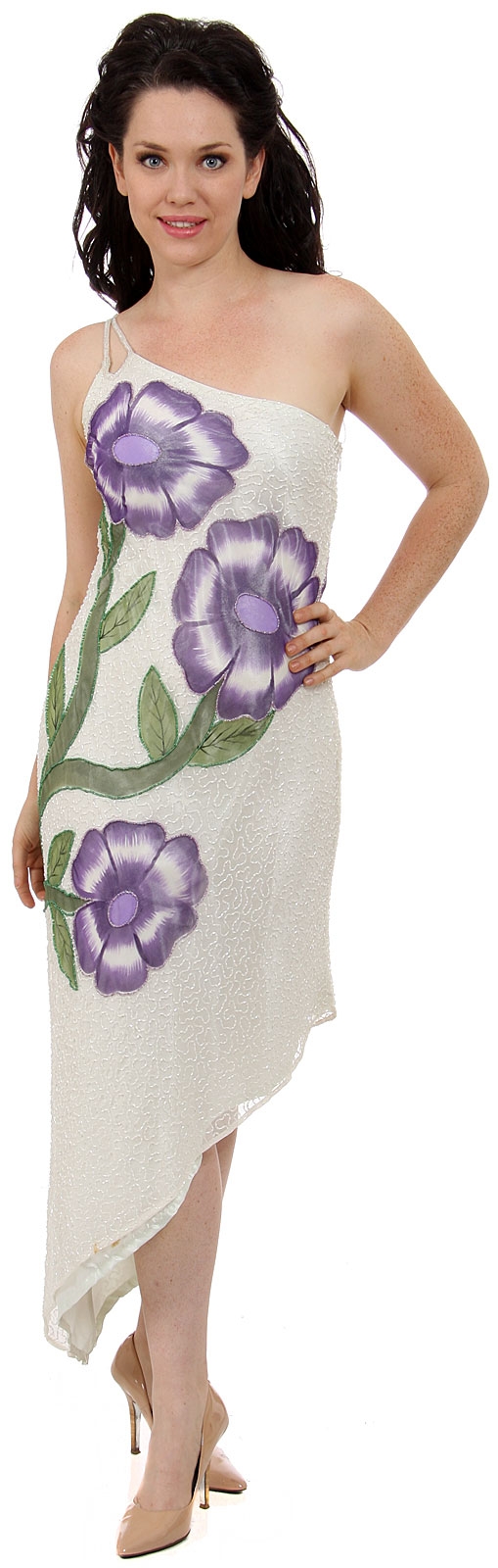 Asymmetric Single Shoulder Cocktail Dress