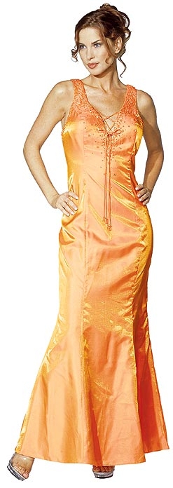 Criss Crossed Mermaid Cut Dress