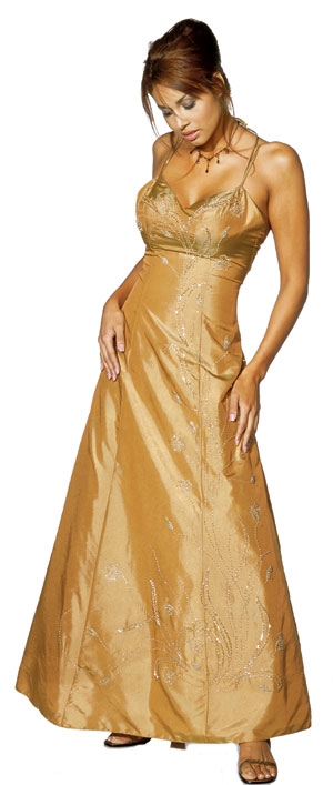 A-Line Beaded Dress